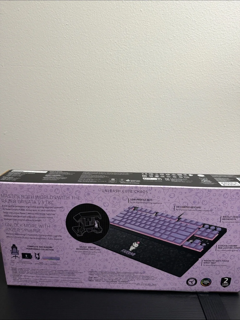 NEW Razer Ornata Kuromi Tenkeyless Keyboard & Gaming Mouse Set